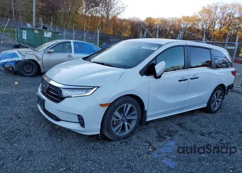 2022 Honda Odyssey Touring из США, поврежденный, VIN 5FNRL6H8XNB049162